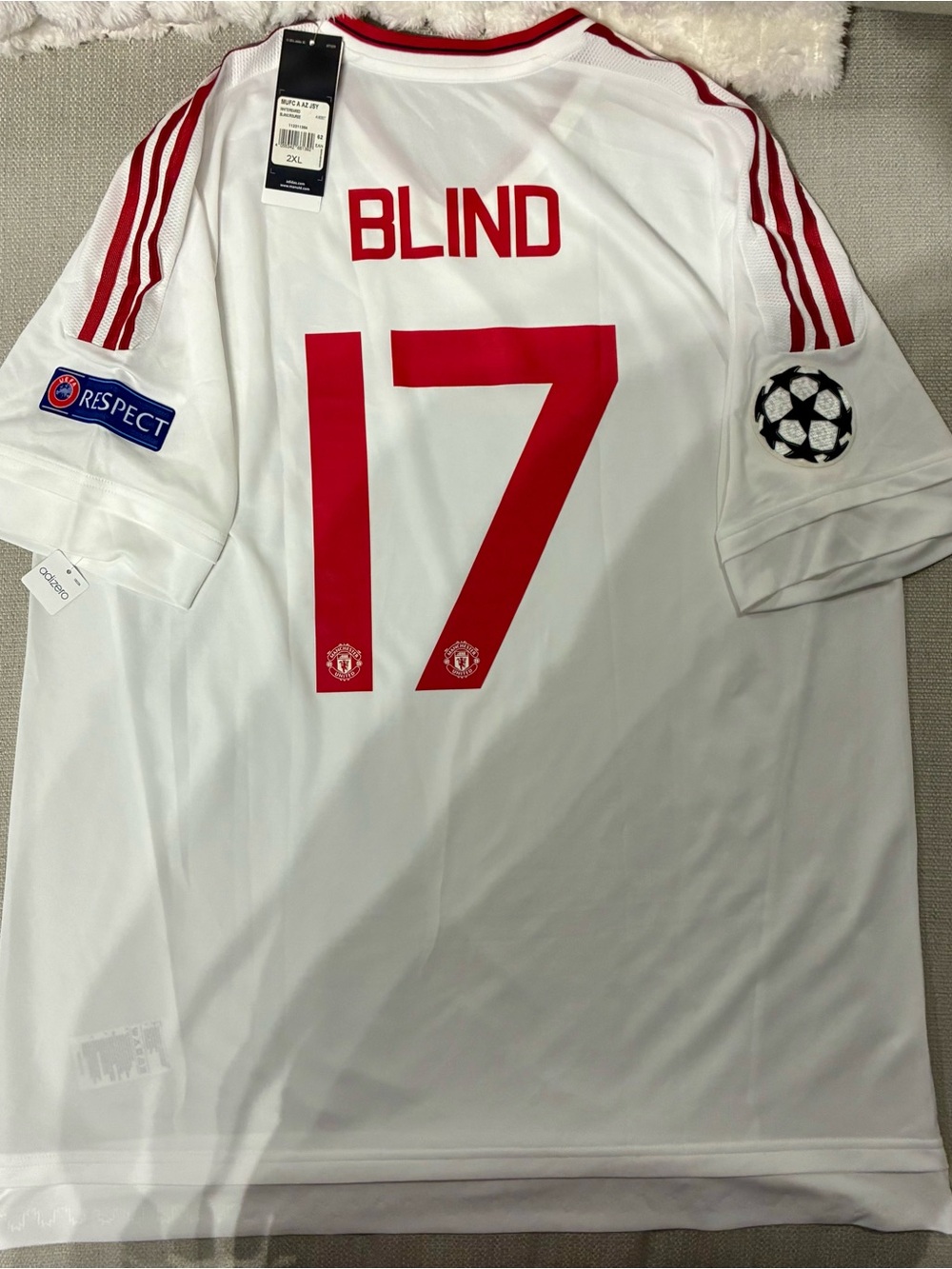 adidas Manchester United Jersey Daley Blind #17 men’s XXL